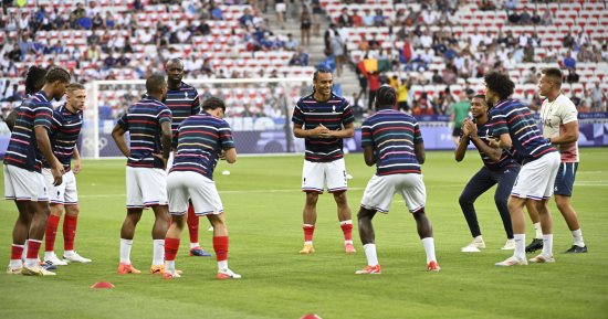 منتخب فرنسا يختتم استعداداته لمواجهة مصر فى أولمبياد باريس بمران قوى.. فيديو