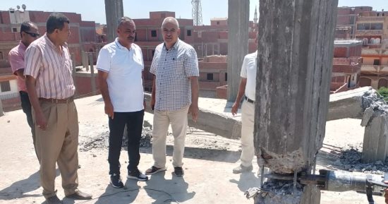 محافظ المنوفية: إزالة 55 حالة تعد ومتغير مكانى بنطاق المحافظة 