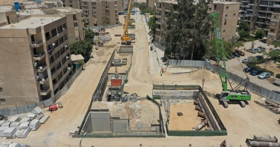 شاهد نسب تنفيذ محطة مترو النصر بالخط الرابع للمترو.. صور