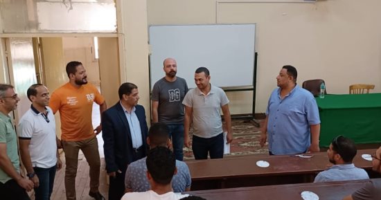 رئيس مياه المنوفية يتفقد أداء العاملين بالشركة اختبارات المسار الوظيفى