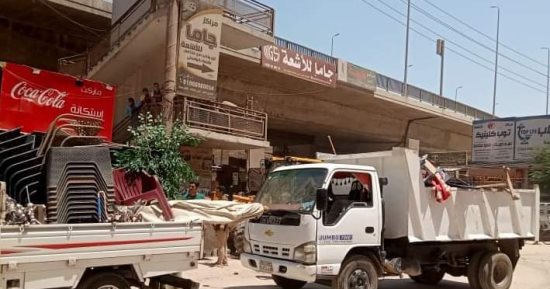 إزالة 900 حالة إشغالات متنوعة بمدينة الواسطى شمال بنى سويف