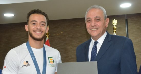 محافظ الغربية يكرم محمد السيد بطل برونزية أولمبياد باريس 2024.. صور