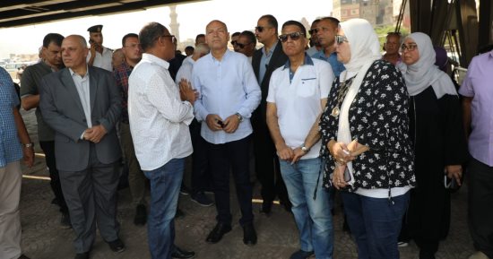محافظ القاهرة يتفقد أعمال تطوير ميدان السيدة عائشة ومحيط القلعة