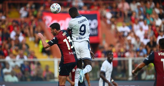 إنتر ميلان يتعادل مع جنوى 1-1 في الشوط الأول بالدوري الإيطالي