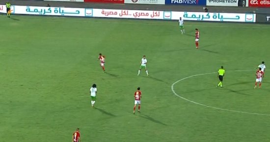 15 دقيقة.. تعادل سلبى بين الأهلى ومودرن سبورت