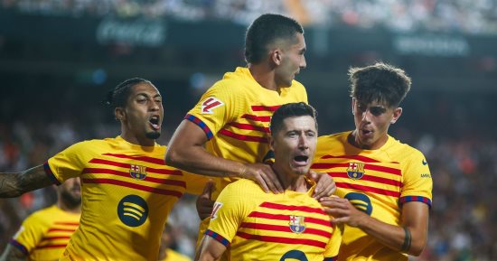 ترتيب الدوري الإسباني.. برشلونة و3 أندية فى صدارة الليجا بعد أول جولة