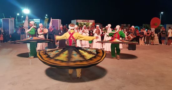 فلكلور العريش وعروض التنورة فى الأسبوع السادس لقصور الثقافة بمهرجان العلمين