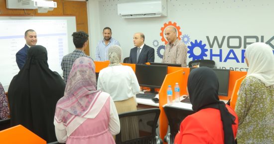 محافظ كفر الشيخ يشهد فعاليات الدورة التدريبية ASP.NET بمركز استدامة للتدريب والتطوير