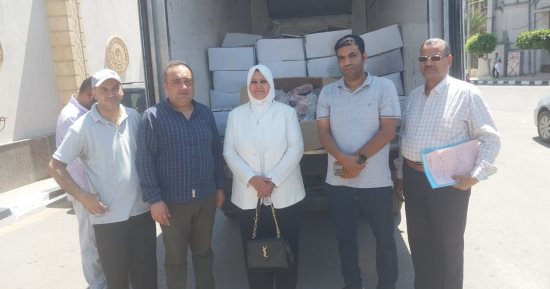 استلام دفعة جديدة من لحوم صكوك الإطعام بـ2 طن لتوزيعها على الأولى بالرعاية