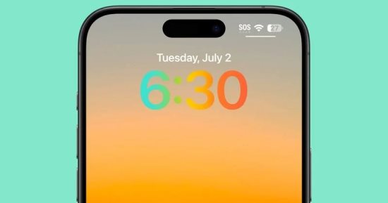 تعملها إزاى؟.. كيفية عرض ساعة شاشة قفل iPhone بألوان مختلفة