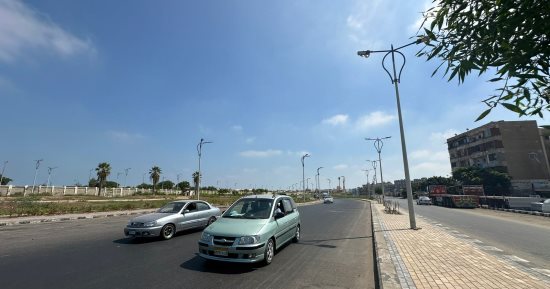 رغم ارتفاع درجات الحرارة.. هبوب خفيف للرياح فى بورسعيد.. فيديو