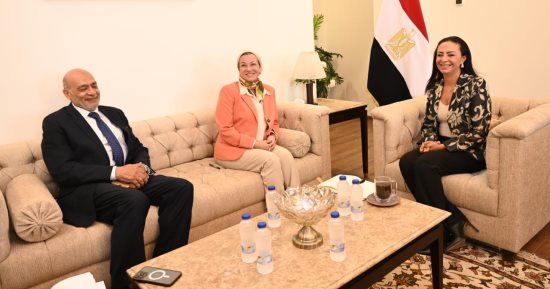 وزيرة التضامن تستقبل ياسمين فؤاد للتعاون بالمبادرة الرئاسية "100 مليون شجرة"