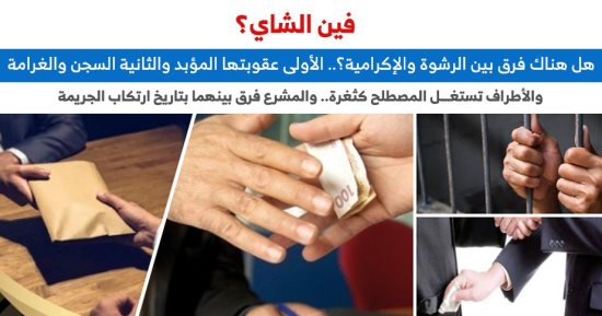 هل هناك فرق بين الرشوة والإكرامية والمكافأة اللاحقة؟.. برلماني