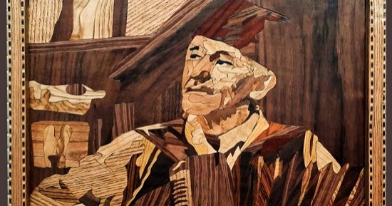 بسنت رسمت لوحات لوجوه مصرية بقشر الخشب "الماركتريه": ملامح كلها صدق