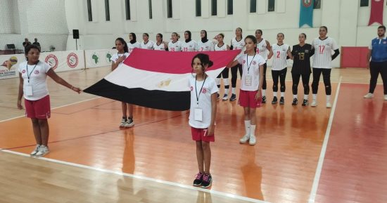 فوز شابات الطائرة أمام الجزائر فى البطولة الأفريقية