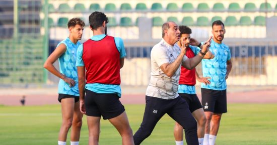 المصري يتدرب على ركلات الجزاء استعداداً لبيراميدز فى نصف نهائي الكأس