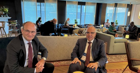 ‫وزير الرى يلتقى مدير إدارة المياه بالوكالة السويدية للتعاون الإنمائى