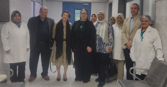 وفد من الفاو يزور معامل الفيروسات عالية الخطورة بمعهد بحوث الصحة الحيوانية