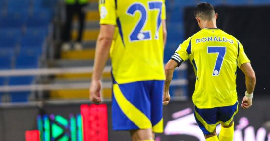 ملخص وأهداف مباراة الفيحاء ضد النصر 1-4 وفاول كريستيانو رونالدو العالمى