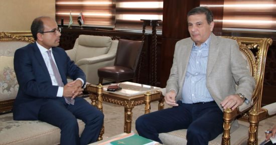 وزير الزراعة يلتقى قنصل مصر العام الجديد فى بورسودان