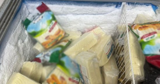 ضبط 2 طن جبنة مجهولة المصدر فى القاهرة