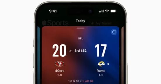 تعرف على خدمة تطبيق Apple Sports تمكنك مشاهدة ألعاب كرة القدم والمباريات