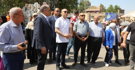 محافظ القاهرة يتفقد ميدان المحطة بحلوان لمتابعة رفع الإشغالات