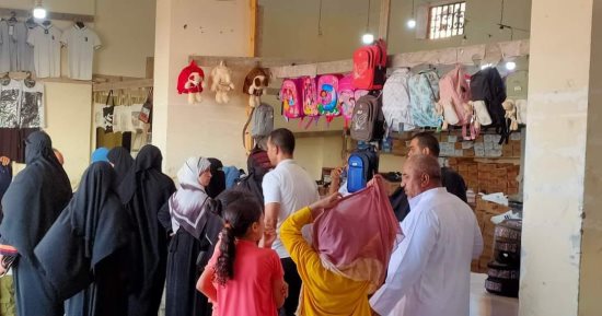 افتتاح معرض "أهلا مدارس" ببرج البرلس فى كفر الشيخ وسط إقبال كبير من الأهالى