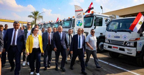 جولة لوزيرة البيئة بالمنطقة الشرقية بجراج النزهة والمحطة الوسيطة بالمطرية