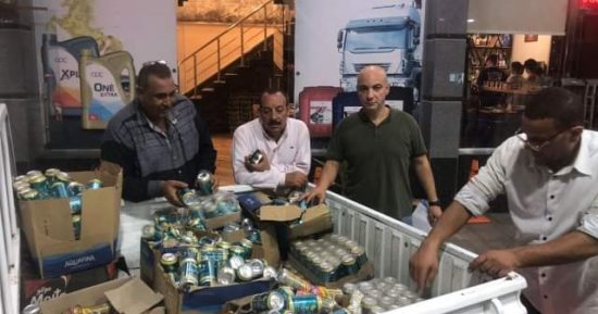 مصادرة 1427 عبوة مياة غازية منتهية الصلاحية بالزقازيق
