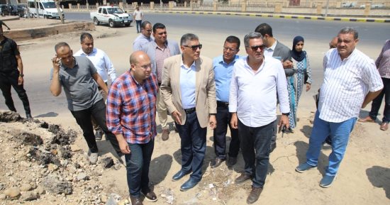 محافظ الجيزة يتفقد أعمال تطوير وصيانة المرافق بالهرم وأبو النمرس والبدرشين