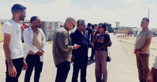 وفد من اليونيسيف يزور مستشفى الشيخ زويد المركزى بشمال سيناء