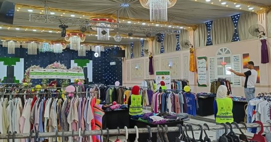 التحالف الوطنى ينظم معرضا مجانيا للملابس الجديدة لدعم 300 أسرة بالغربية