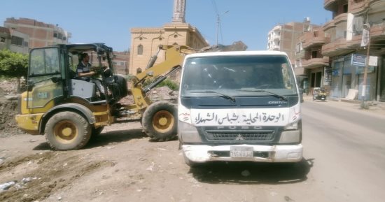 رفع 2000 طن قمامة بمراكز ومدن محافظة كفر الشيخ