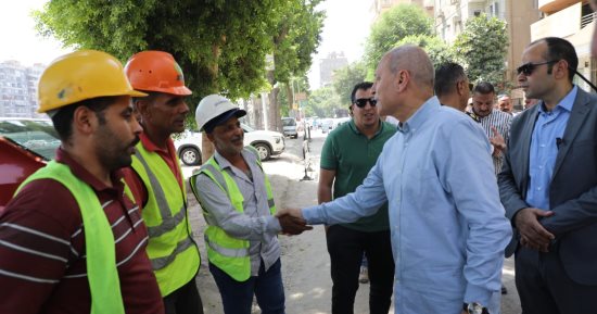 محافظ القاهرة يتفقد التحويلات والتعديلات المرورية بمنطقة المنيل.. صور