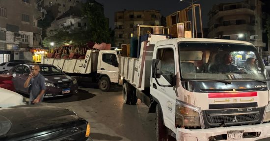 رفع 366 حالة إشغال للكافيهات خلال حملة مكبرة بحى الدقى.. صور