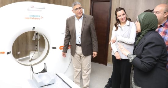 محافظ الجيزة يفتتح وحدة الأشعة المقطعية بمستشفى الواحات البحرية