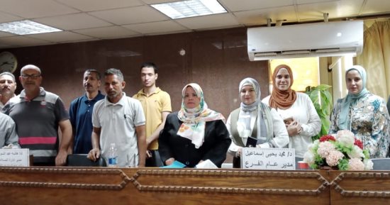 تدريب 31 موظفا على احتياطات السلامة والصحة المهنية بالتأمين الصحي ببني سويف