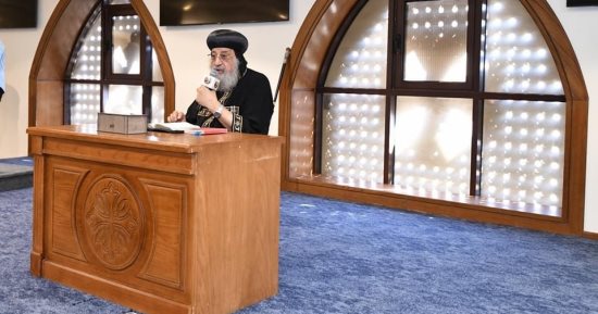 البابا تواضروس الثانى يلتقى شباب "شرقى المنيا" بالمقر الباباوى