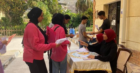 زراعة الإسكندرية تستقبل الطلاب المستجدين لبدء الكشف الطبى