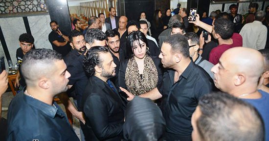 بدء عزاء نمازى جبل شقيق إيساف بمسجد آل رشدان