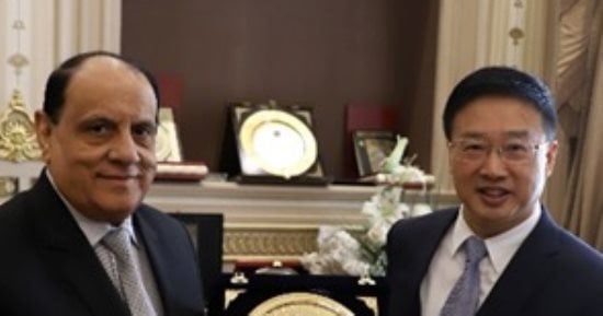 رئيس مجلس القضاء الأعلى يستقبل النائب العام المساعد بجمهورية الصين