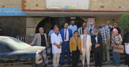 نائب وزير الصحة والسكان تتفقد مستشفى العامرية والمركز الصحي ببرج العرب