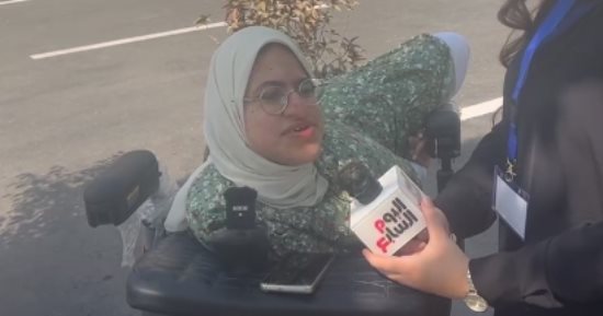 صفاء هزمت المستحيل.. بتحلم بإيه فى أول يوم لها بتالتة إعلام القاهرة؟