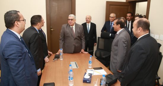 رئيس مجلس الدولة يتفقد محكمة القضاء الإدارى بالرحاب 