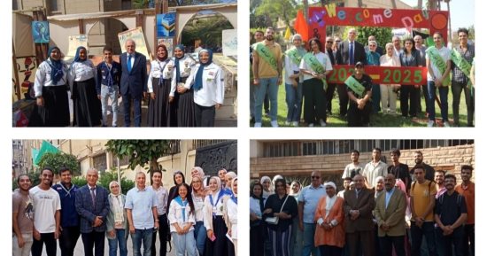 عمداء الكليات بجامعة القاهرة يواصلون استقبالهم للطلاب الجدد 
