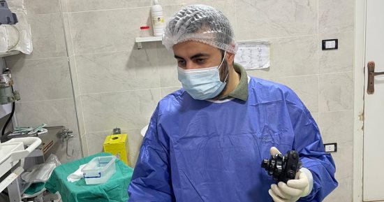 إجراء 17 منظار جهاز هضمى علوى وقولونى بكفاءة فى مستشفى منيا القمح