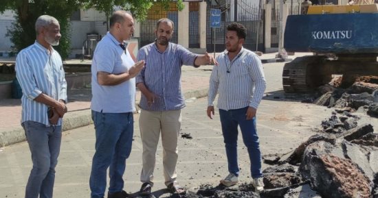 محافظة أسوان تتابع تنفيذ مشروع إحلال وتجديد خطوط المياه بشارع كسر الحجر