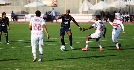 سيدات الزمالك يفزن على المقاولون العرب بهدف نظيف فى دورى الكرة النسائية