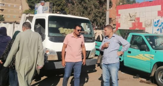 حملة إشغالات مكبرة بمنوف لتحقيق الانضباط العام والسيولة المرورية